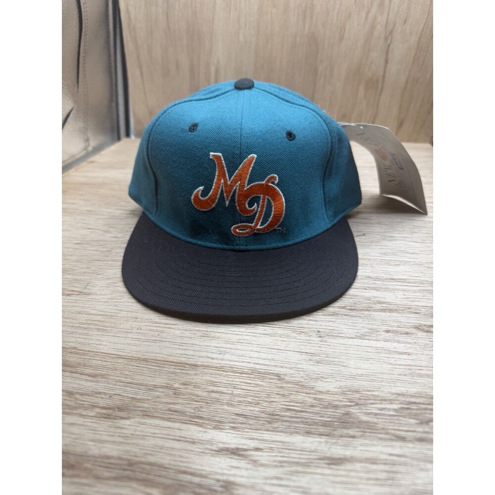 Vintage Miami Dolphins Hat Cap Fitted 7 1/4 New Era 5950 Pro Model Wool USA NWT